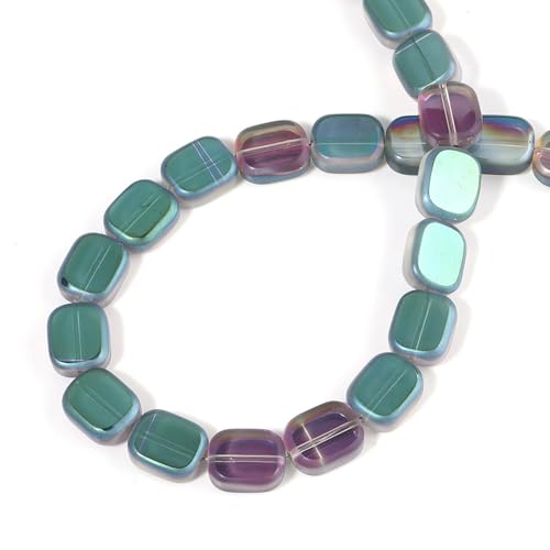 55 Stück 10 * 12mm Matti erte rechteckige Farbe Glasperlen Bunte lose DIY Handgemachte Perlen Schmuck Herstellung Zubehör 55 Stück 10 * 12mm Matti erte rechteckige Farbe Glasperlen Bunte lose DIY Handgemachte Perlen Schmuck Herstellung Zubehör von Rufevee