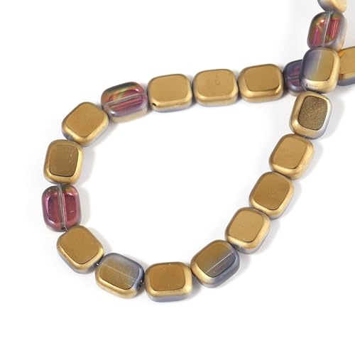 55 Stück 10 * 12mm Matti erte rechteckige Farbe Glasperlen Bunte lose DIY Handgemachte Perlen Schmuck Herstellung Zubehör 55 Stück 10 * 12mm Matti erte rechteckige Farbe Glasperlen Bunte lose DIY Handgemachte Perlen Schmuck Herstellung Zubehör von Rufevee
