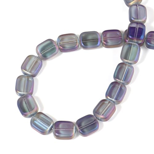 55 Stück 10 * 12mm Matti erte rechteckige Farbe Glasperlen Bunte lose DIY Handgemachte Perlen Schmuck Herstellung Zubehör 55 Stück 10 * 12mm Matti erte rechteckige Farbe Glasperlen Bunte lose DIY Handgemachte Perlen Schmuck Herstellung Zubehör von Rufevee