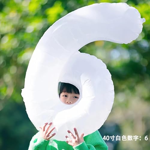 Digitaler Ballon für Event-Dekor-weiße Aluminium folie für Geburtstags feiern, Baby-Duschen, Hochzeiten und Jubiläen. von Rufevee