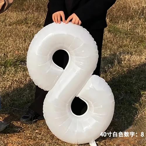 Digitaler Ballon für Event-Dekor-weiße Aluminium folie für Geburtstags feiern, Baby-Duschen, Hochzeiten und Jubiläen. von Rufevee