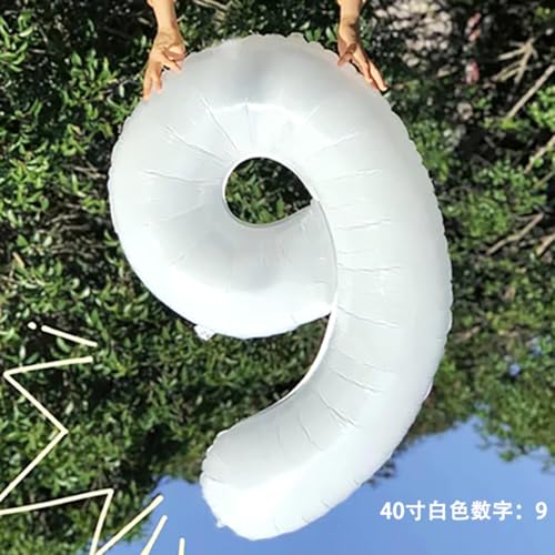 Digitaler Ballon für Event-Dekor-weiße Aluminium folie für Geburtstags feiern, Baby-Duschen, Hochzeiten und Jubiläen. von Rufevee