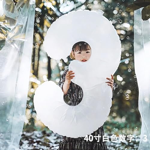 Digitaler Ballon für Event-Dekor-weiße Aluminium folie für Geburtstags feiern, Baby-Duschen, Hochzeiten und Jubiläen. von Rufevee