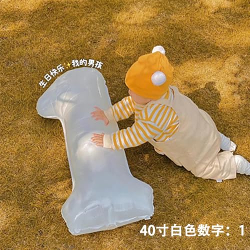 Digitaler Ballon für Event-Dekor-weiße Aluminium folie für Geburtstags feiern, Baby-Duschen, Hochzeiten und Jubiläen. von Rufevee