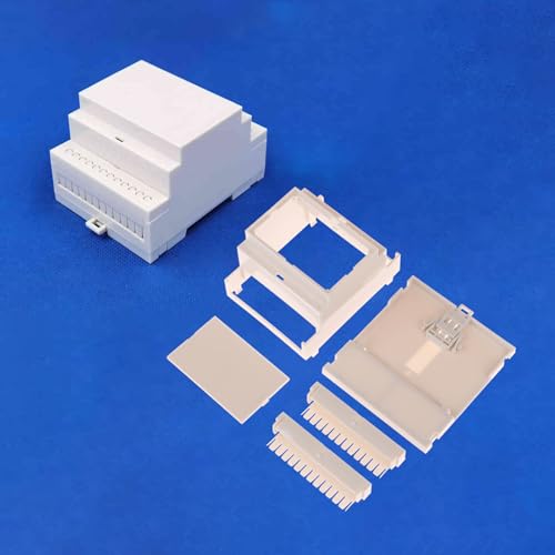 Din-Schienen gehäuse Kunststoff gehäuse für Elektronik-Verteiler kasten Elektronisches Gehäuse Gehäuse Din-Schienen gehäuse Kunststoff gehäuse für Elektronik-Verteiler kasten Elektronisches Gehäuse Gehäuse von Rufevee
