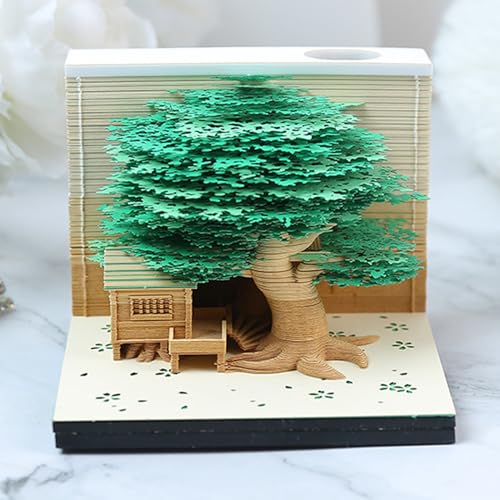Rufevee 2024 Schreibtisch 3D Memo Pad Papier Kreativer TischNotizblock Mit Licht DIY-Notizen Papierskulptur Geschenk Notizblock Papier Kunst Tempel des Himmels Skulptur Home Dekoration Geschenk Rufevee 2024 Schreibtisch 3D Memo Pad Papier Kreativer TischNotizblock Mit Licht DIY-Notizen Papierskulptur Geschenk Notizblock Papier Kunst Tempel des Himmels Skulptur Home Dekoration Geschenk von Rufevee