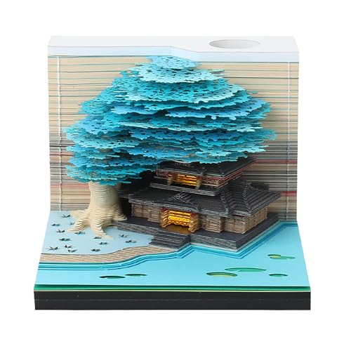 Rufevee 2024 Schreibtisch 3D Memo Pad Papier Kreativer TischNotizblock Mit Licht DIY-Notizen Papierskulptur Geschenk Notizblock Papier Kunst Tempel des Himmels Skulptur Home Dekoration Geschenk Rufevee 2024 Schreibtisch 3D Memo Pad Papier Kreativer TischNotizblock Mit Licht DIY-Notizen Papierskulptur Geschenk Notizblock Papier Kunst Tempel des Himmels Skulptur Home Dekoration Geschenk von Rufevee
