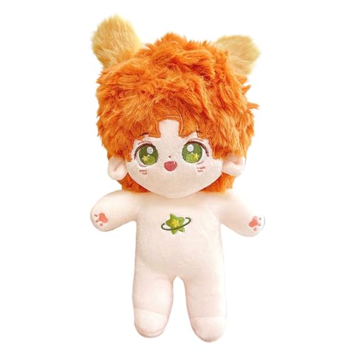 Rufevee 20cm Posierbare Plüsch Puppe-Niedliches Baumwoll-Stofftier mit zusammen gebautem Skelett-Anime Soft Dress-Up-Puppe-entzückende Kawaii-Sammlerstück (nur Puppen, Keine Kleidung) von Rufevee
