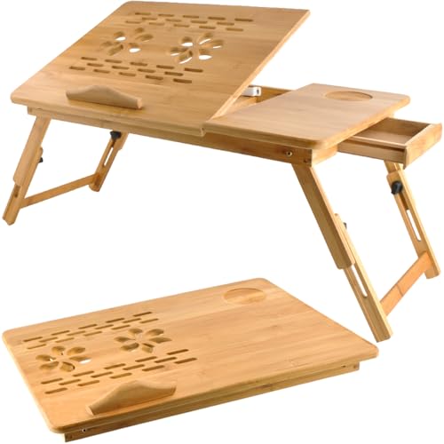 Ruhhy Laptoptisch Notebooktisch aus Bambus Betttisch Zeichentisch und Esstisch für Bett 67 x 28 x 26,5 cm 23452 Ruhhy Laptoptisch Notebooktisch aus Bambus Betttisch Zeichentisch und Esstisch für Bett 67 x 28 x 26,5 cm 23452 von Ruhhy