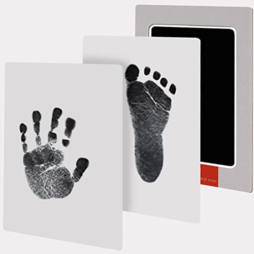 Ruhhy Handabdruck und Fußabdruck Set Stempelkissen 2 Druckkarten 20586 von Ruhhy