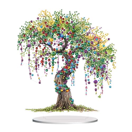 RuiDay DIY Diamond Painting Tisch Deko Lebensbaum, Diamant Malerei Stehend Kunst Set, 5D Diamant Painting Lebensbaum Tischdeko, Festliches Geschenk Hausgeschenk RuiDay DIY Diamond Painting Tisch Deko Lebensbaum, Diamant Malerei Stehend Kunst Set, 5D Diamant Painting Lebensbaum Tischdeko, Festliches Geschenk Hausgeschenk von RuiDay