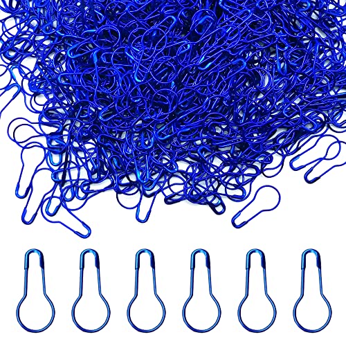 Ruidee 1000Stück Sicherheitsnadeln Metall Kürbis Förmige Sicherheitsnadeln Calabash Pin Kleidung Etiketten Perlennadeln (Blau) von Ruidee