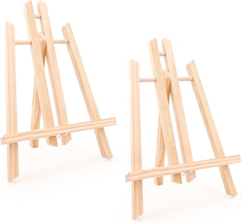2 Mini staffelei holz klein staffelei für bilder Tisch Staffelei Stand für den tisch Malerei Display Leinwand Stand (Art Deco) von Ruikcoll