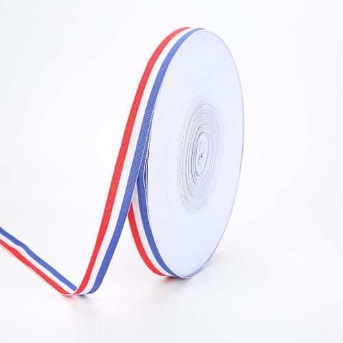 de Ruban Tricolore 2 Bobine 50m*10mm,Ruban Satin Bleu Blanc Rouge,Emballag Cadeau,Artisanat,Mariage,Fête Nationale de Ruban Tricolore 2 Bobine 50m*10mm,Ruban Satin Bleu Blanc Rouge,Emballag Cadeau,Artisanat,Mariage,Fête Nationale von Ruikcoll