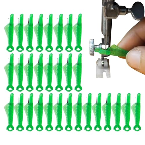 30 Stück Automatischer Nadeleinfädler Für Nähmaschine, Fischmaul-nähmaschinen-nadeleinfädler, ABS Schlaufennadeleinfädler-Werkzeug,Sticktwist-Nähwerkzeug Zum Nähen, Stricken, Quilten, Kunst 30 Stück Automatischer Nadeleinfädler Für Nähmaschine, Fischmaul-nähmaschinen-nadeleinfädler, ABS Schlaufennadeleinfädler-Werkzeug,Sticktwist-Nähwerkzeug Zum Nähen, Stricken, Quilten, Kunst von Ruilonghai