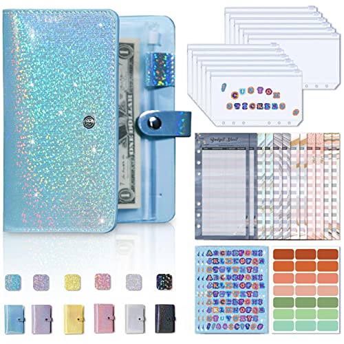 Ruilonghai A6-Budgetplaner-Kit, Budgetplaner, Geldorganisator Mit Geldumschlägen, Leder-Ringbuch, Budgetblättern, Passenden Aufklebern Und Etiketten, 19 X 13 cm Ruilonghai A6-Budgetplaner-Kit, Budgetplaner, Geldorganisator Mit Geldumschlägen, Leder-Ringbuch, Budgetblättern, Passenden Aufklebern Und Etiketten, 19 X 13 cm von Ruilonghai