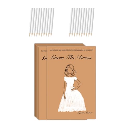 1 Set Hochzeitsduschenspielkarten Und Bleistifte Set Für Gäste Braut Duschspiele Hochzeitsbedarf 1 Set Hochzeitsduschenspielkarten Und Bleistifte Set Für Gäste Braut Duschspiele Hochzeitsbedarf von Ruiogoe