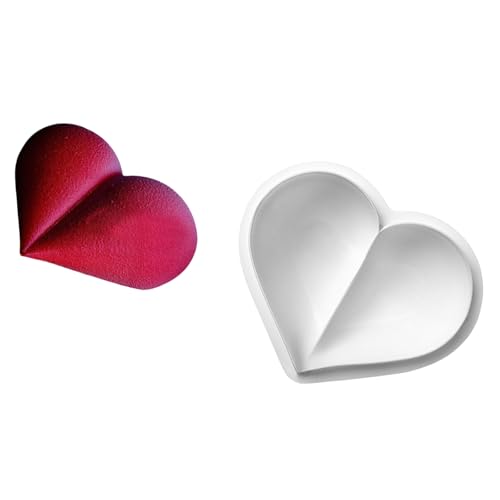 Bowtie Heart Cake Formen Schokolade Fondant Form Herz Silikon Kerzenformen Für Epoxidharz Kerzenseife Süßigkeiten Schokolade von Ruiogoe