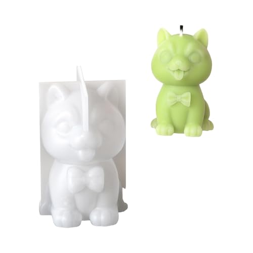 Kreative Silikonkerzenform 3D Hundeform Orament Formen Silikonhandwerksformen Silikon Textur Für Handwerk Ornament Kreative Silikonkerzenform 3D Hundeform Orament Formen Silikonhandwerksformen Silikon Textur Für Handwerk Ornament von Ruiogoe