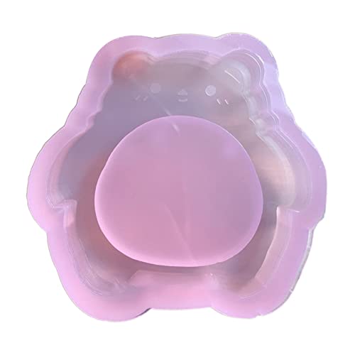 Little Bear Tropfen Kleber Schimmel Schlüsselbund Silikon Hausgemachte Form Anhänger Epoxidharz Handwerksformen von Ruiogoe