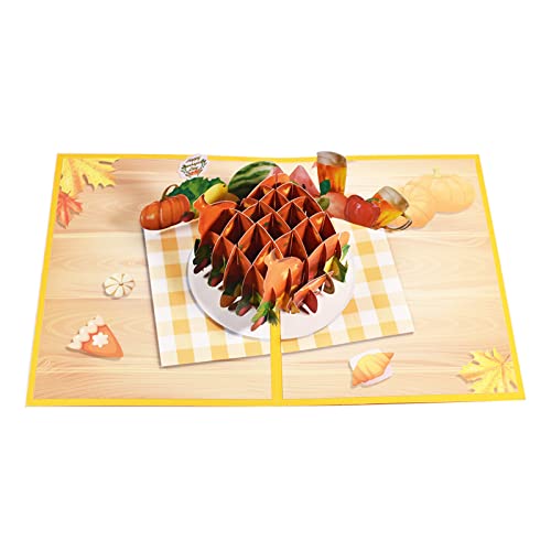 Ruiogoe 3d Für Thanksgiving Truthahn Grußkarte Überraschung Mysteriös Für Kinderfest Feiertagsgeschenk von Ruiogoe