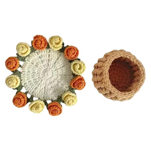 Ruiogoe Blumenergenossen Häkeln Kits Coasters Häkelstarter Kits Rose Bouquet Häkeln Coasters Kits Für Handwerksliebhaber Ruiogoe Blumenergenossen Häkeln Kits Coasters Häkelstarter Kits Rose Bouquet Häkeln Coasters Kits Für Handwerksliebhaber von Ruiogoe