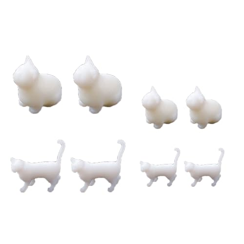 Set Von 8 Einzigartigen Katzenmodellen Katzenharz Füllstoffe Langlebiger Silikonform Dekoration Charme Für Schmuckherstellung Und Handwerk Set Von 8 Einzigartigen Katzenmodellen Katzenharz Füllstoffe Langlebiger Silikonform Dekoration Charme Für Schmuckherstellung Und Handwerk von Ruiogoe