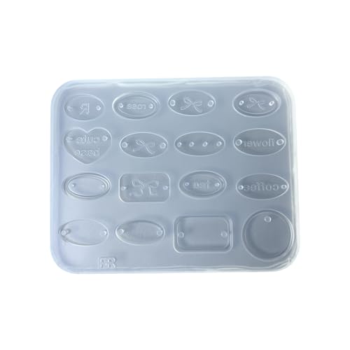 Silikonform Für Geometrische Formen Anhänger Accessoires Epoxidharz Schmuckform Mit Loch Dekorativer Schlüsselbundform von Ruiogoe
