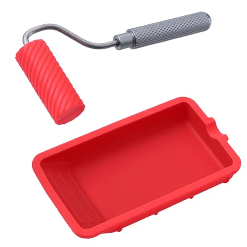 Leimwalze, Leimroller Holzleim, Kleberoller mit Kleberablage, Leim schnell und gleichmäßig auftragen, Wiederverwendbare Leimwalze für Handwerk, Holzbearbeitung Klebeprojekte Leimwalze, Leimroller Holzleim, Kleberoller mit Kleberablage, Leim schnell und gleichmäßig auftragen, Wiederverwendbare Leimwalze für Handwerk, Holzbearbeitung Klebeprojekte von Ruioomeep