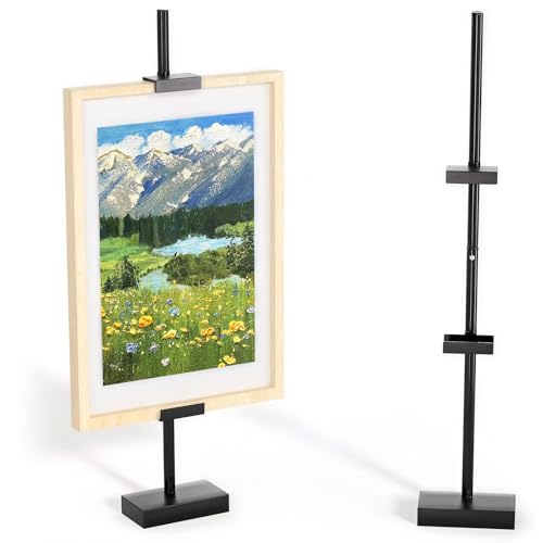 Kunst-Staffelei, verstellbarer Tisch-Bilderrahmenständer, stabile Tisch-Staffelei, Ständer für Rahmen bis zu 74,9 cm Höhe von Ruiqas