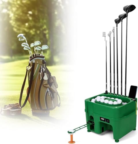 Automatischer Golfball-Spender, elektrischer Induktions-Golfball-Tee-Up-Automat mit 6-Loch-Schlägerhalter, Golfball-Tee-Gerät für Verschiedene Orte, für Driving Range und Training Automatischer Golfball-Spender, elektrischer Induktions-Golfball-Tee-Up-Automat mit 6-Loch-Schlägerhalter, Golfball-Tee-Gerät für Verschiedene Orte, für Driving Range und Training von Ruiseawing