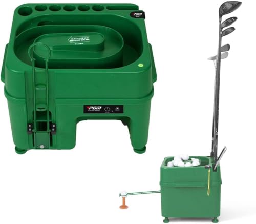 Automatischer Golfballspender, elektrische Induktionsballmaschine, höhenverstellbar 1,3–4,3 cm/0,5–1,7 Zoll, mit 6 Schlägerbuchsen, Golfball-Abschlaggerät mit Platz für jeweils 40 Bälle für verschie Automatischer Golfballspender, elektrische Induktionsballmaschine, höhenverstellbar 1,3–4,3 cm/0,5–1,7 Zoll, mit 6 Schlägerbuchsen, Golfball-Abschlaggerät mit Platz für jeweils 40 Bälle für verschie von Ruiseawing