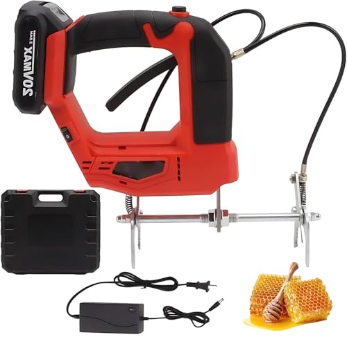 Elektrische Bienenstock-Rahmenschüttelmaschine, kabelloser elektrischer Bienenschüttler, wiederaufladbarer Handbienenentferner, mit 1/2 Batterien, für Honigernte, Wabeninspektion und -umsiedlung, 2 Elektrische Bienenstock-Rahmenschüttelmaschine, kabelloser elektrischer Bienenschüttler, wiederaufladbarer Handbienenentferner, mit 1/2 Batterien, für Honigernte, Wabeninspektion und -umsiedlung, 2 von Ruiseawing