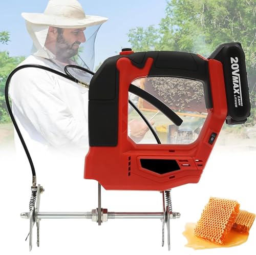 Elektrischer Bienenschüttler, kabellose Bienenstock-Rahmenschüttelmaschine mit rutschfestem Griff, wiederaufladbarer Handbienenentferner, 4-Gang-Geschwindigkeit einstellbar, das effizienteste Werkze Elektrischer Bienenschüttler, kabellose Bienenstock-Rahmenschüttelmaschine mit rutschfestem Griff, wiederaufladbarer Handbienenentferner, 4-Gang-Geschwindigkeit einstellbar, das effizienteste Werkze von Ruiseawing
