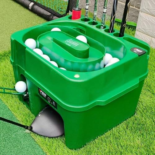 Golfballspender, automatische Abschlagmaschine, Golfschläger-Organizer, höhenverstellbar mit Dual-Mode-Ballabgabe, fasst 40 Bälle gleichzeitig, Golf-Aufschlagmaschine, Abschlagmaschine für die Drivi von Ruiseawing