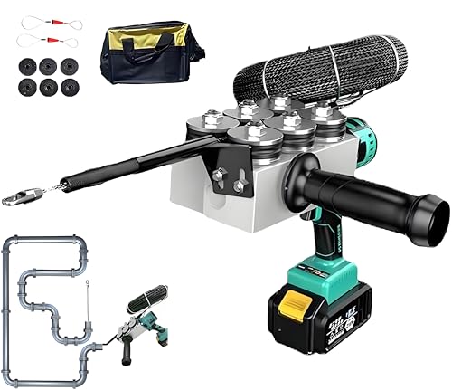 Ruiseawing Elektriker-Einfädler, Elektrokabelzieher, Wandeinfädelmaschine, Elektrokabel-Einfädelgerät zum Verlegen von Kabeln durch Wände, Elektroverkabelungsarbeiten, 3,0 Ah-Lithiumbatterie x 1 Ruiseawing Elektriker-Einfädler, Elektrokabelzieher, Wandeinfädelmaschine, Elektrokabel-Einfädelgerät zum Verlegen von Kabeln durch Wände, Elektroverkabelungsarbeiten, 3,0 Ah-Lithiumbatterie x 1 von Ruiseawing