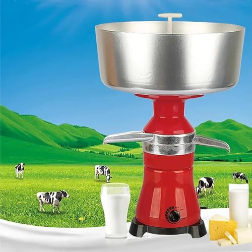 Ruiseawing Elektrischer Milchseparator, 13,2 Gallonen/h Sahne-Butter-Milchshake-Separator, einstellbare Konsistenz, Machen Sie Sahne-Butter-Milchshake-Separator für Kuh-, Pferde-, Kamelmilch Ruiseawing Elektrischer Milchseparator, 13,2 Gallonen/h Sahne-Butter-Milchshake-Separator, einstellbare Konsistenz, Machen Sie Sahne-Butter-Milchshake-Separator für Kuh-, Pferde-, Kamelmilch von Ruiseawing