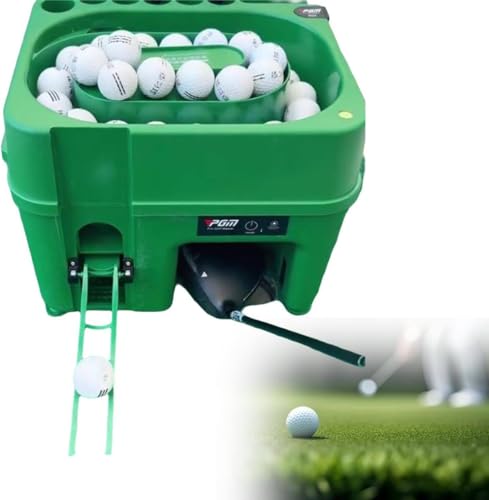 Ruiseawing Golfballspender zum Üben, automatischer Golfballspender, elektrische Golfball-Tee-Up-Maschine mit 6-Loch-Schlägerhalter, Golfball-Driver mit 40 Bällen gleichzeitig Ruiseawing Golfballspender zum Üben, automatischer Golfballspender, elektrische Golfball-Tee-Up-Maschine mit 6-Loch-Schlägerhalter, Golfball-Driver mit 40 Bällen gleichzeitig von Ruiseawing