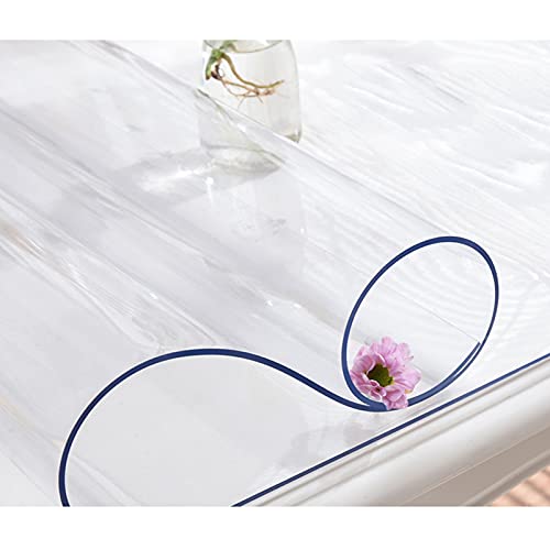 Ruiseawing Tischdecke, wasserdicht, transparent, rechteckig, PVC, für Partys, Gärten und Möbel, 85 x 140 cm, langlebig und leicht zu reinigen Ruiseawing Tischdecke, wasserdicht, transparent, rechteckig, PVC, für Partys, Gärten und Möbel, 85 x 140 cm, langlebig und leicht zu reinigen von Ruiseawing