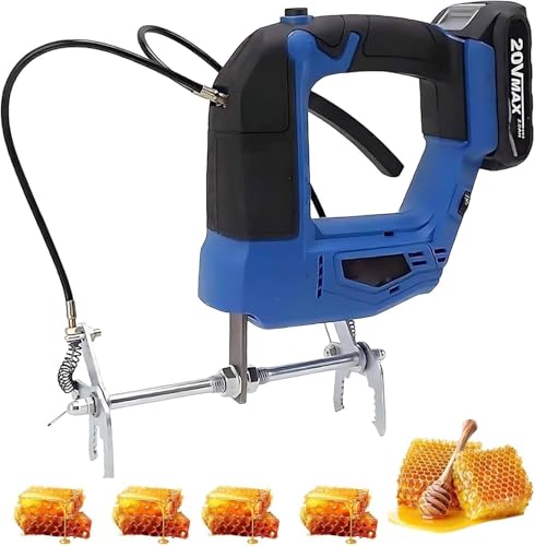 Tragbare Bienenschüttelmaschine und elektrischer Bienenentferner, wiederaufladbar, 4-Gang einstellbar bis zu 2700 U/min, Rutschfester Griff für die Honigernte, Wabeninspektion und -austausch, 1 * Ba Tragbare Bienenschüttelmaschine und elektrischer Bienenentferner, wiederaufladbar, 4-Gang einstellbar bis zu 2700 U/min, Rutschfester Griff für die Honigernte, Wabeninspektion und -austausch, 1 * Ba von Ruiseawing