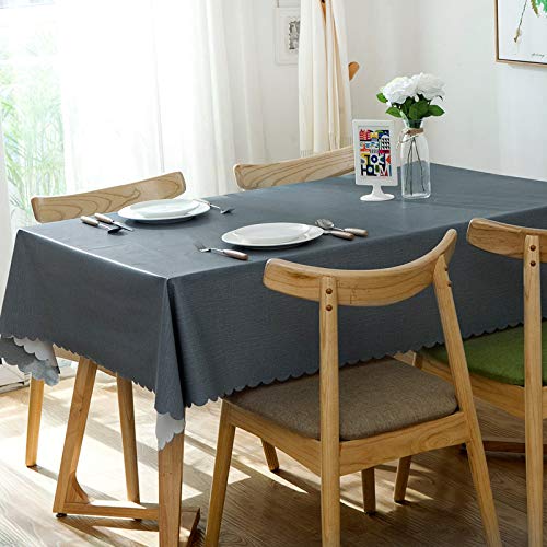 Wasserdichte PVC-Tischdecke, öl- und schimmelresistente Tischdecke für Küchendekoration, Blau, 140 x 220 cm, leicht zu reinigen, abwischbare Oberfläche, langlebiger Tischschutz Wasserdichte PVC-Tischdecke, öl- und schimmelresistente Tischdecke für Küchendekoration, Blau, 140 x 220 cm, leicht zu reinigen, abwischbare Oberfläche, langlebiger Tischschutz von Ruiseawing