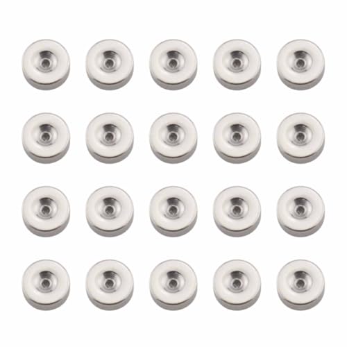 Ruiwaer 20 Stück silberne 1,0 mm x 5 mm runde Kuchen-Ohrring-Verschlüsse, Edelstahl, sichere und bequeme Schraubverschlüsse zur Schmuckherstellung Ruiwaer 20 Stück silberne 1,0 mm x 5 mm runde Kuchen-Ohrring-Verschlüsse, Edelstahl, sichere und bequeme Schraubverschlüsse zur Schmuckherstellung von Ruiwaer