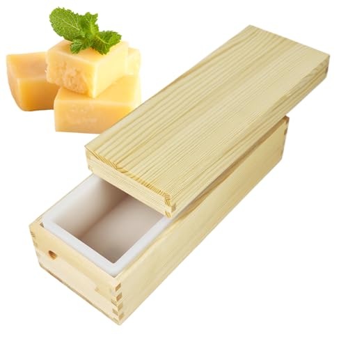 Rukjmqi Holzformen für Seife aus Holz - Seifenformen mit Deckel | 1300ml Förmchen Mit Einfacher Entformung Für Handarbeit Projekte Wie Handgemachte Schokolade Kuchen Pudding Rukjmqi Holzformen für Seife aus Holz - Seifenformen mit Deckel | 1300ml Förmchen Mit Einfacher Entformung Für Handarbeit Projekte Wie Handgemachte Schokolade Kuchen Pudding von Rukjmqi