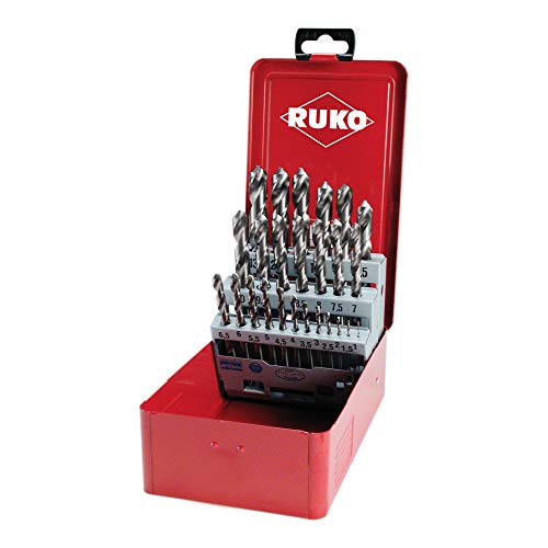 RUKO 214215 Spiralbohrersatz geschl. 25tlg.Stahlbl. RUKO 214215 Spiralbohrersatz geschl. 25tlg.Stahlbl. von RUKO