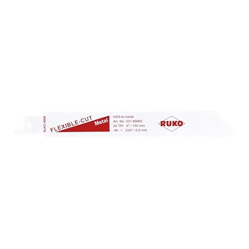 RUKO 5x Säbelsägeblatt 8906 HSS geschränkt gefräst - 33189065 von RUKO