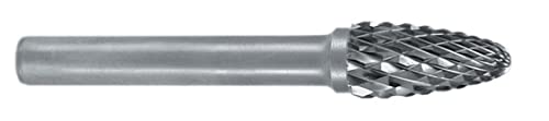 Ruko 116030 Hartmetall-Frässtifte HM Form F Rundbogen (RBF) 6,0 mm von Ruko