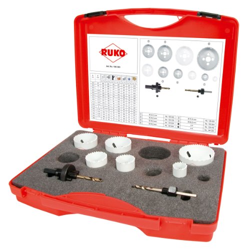 Ruko 126305 Lochsägensatz Elektro HSS Co 8, 8-teilig von RUKO
