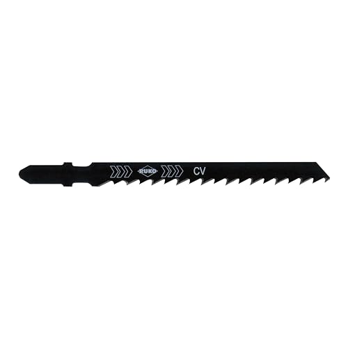 RUKO 5x Stichsägeblatt 8006 HCS schwarz geschränkt - 3218006 von RUKO