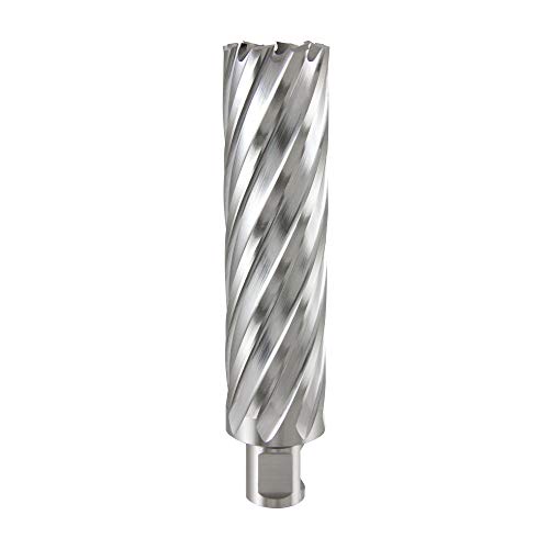 Ruko HSS Kernbohrer mit 3/4 Zoll Weldon Schaft, CBN geschliffen, TiAlN Finish, Ø 22,0 mm, Länge 145,0 mm, R1082022F von Ruko