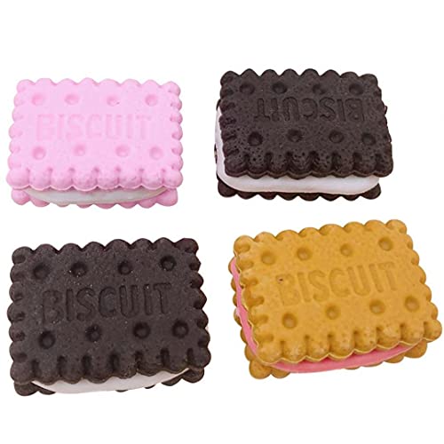 4 Stück/Set Keks Geformt Gummiradiergummi-Schule-büro-radiergummi Rubbers Korrigieren Für Kinder Briefpapier-Geschenk von Ruluti